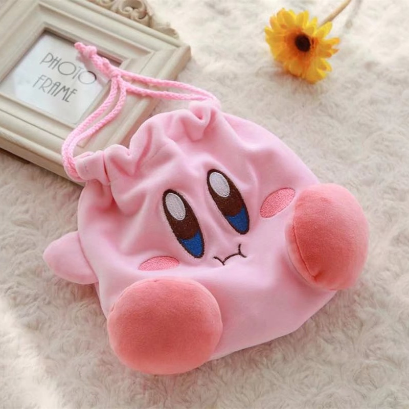 Coin Purse Women - カービィの収納袋女性漫画アニメフィギュア化粧バッグかわいいバンドルポケットピンクファッション化粧品バッグかわいい小銭入れギフト
