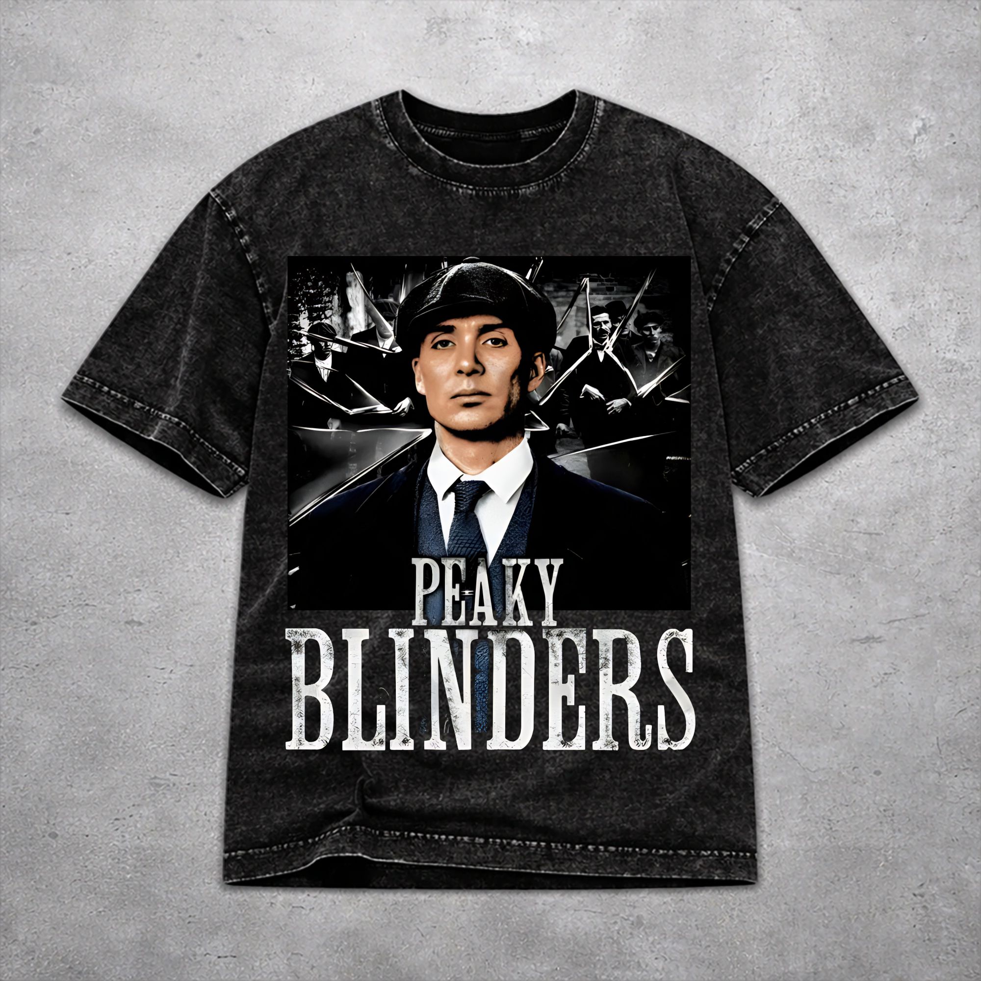 Women'S Fashion Peaky Blinders - 女性男性トミーシェルビーピークイズブラインダーズザイモータルマン Tシャツプリントコットンウォッシュファッション衣装 Tシャツ