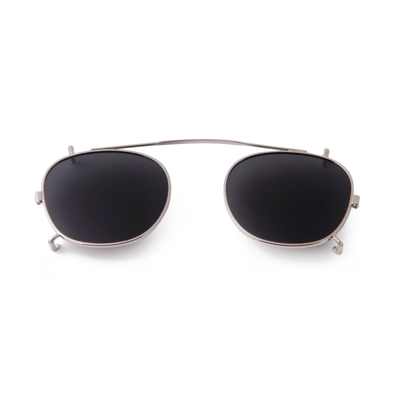 Women'S Fashion Reading Glasses - クラシックヴィンテージラウンドスクエアクリップオンサングラス男性女性高級ブランドデザイナーレトロ取り外し可能な偏光フリップメガネ SZ1106M