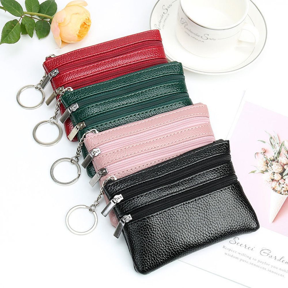 Coin Purse Women - ソフトミニカードホルダー財布多機能バッグ女性財布クラッチジップ女性ショート小さな小銭入れマネーバッグ