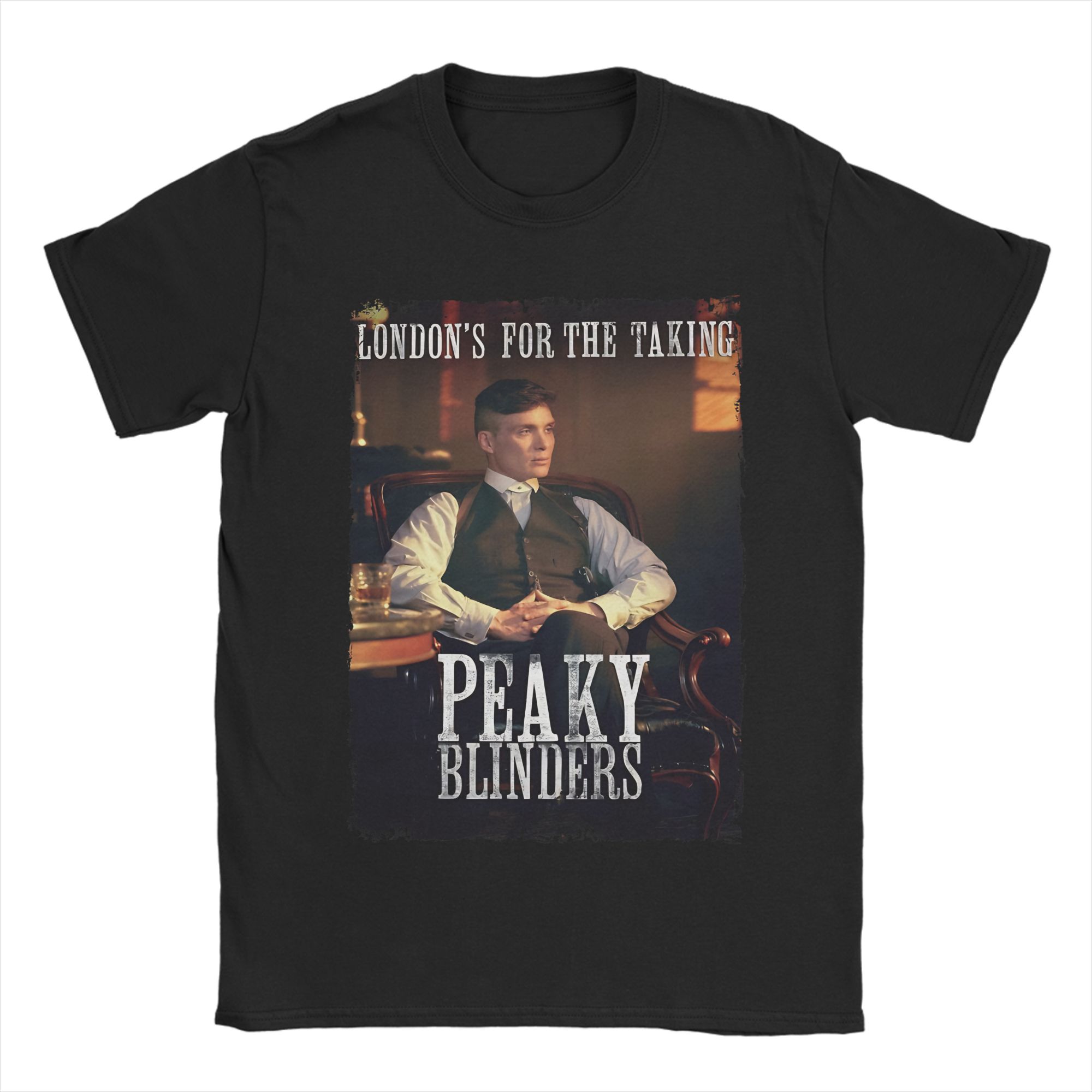 Women'S Fashion Peaky Blinders - 男性女性トミーシェルビーピークイズブラインダーズ不滅の男 Tシャツコットンプリント Tシャツトップ衣類