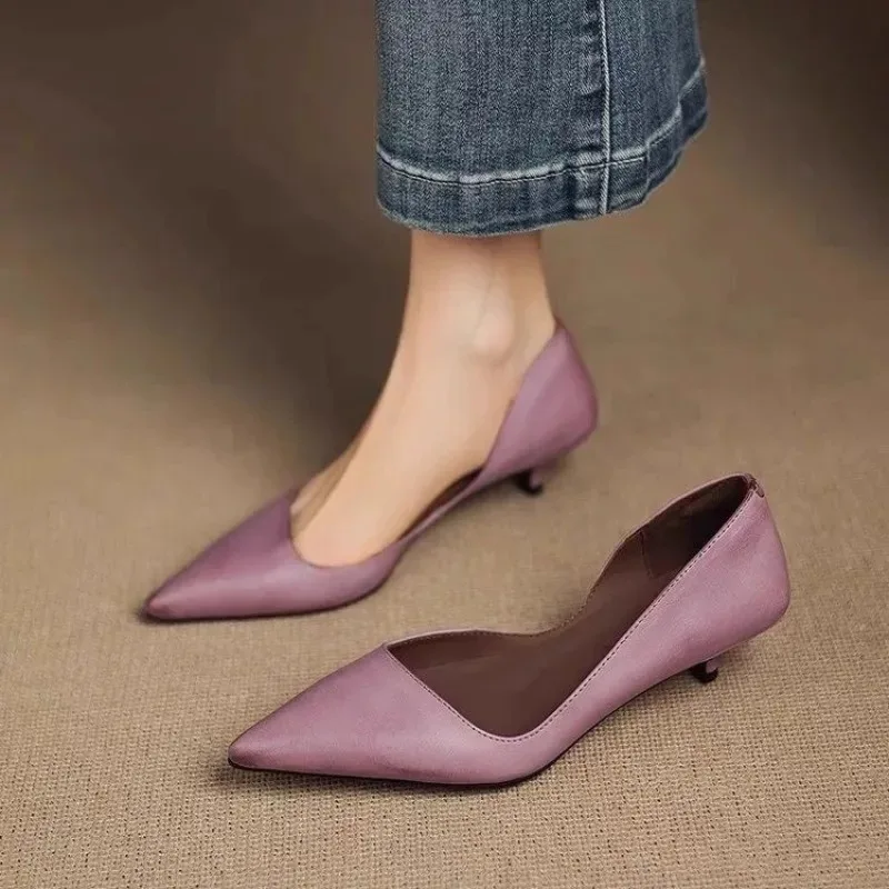 Women Fashion Store - レディース ポインテッドトゥ スティレットヒール ファッション 多用途 セクシー