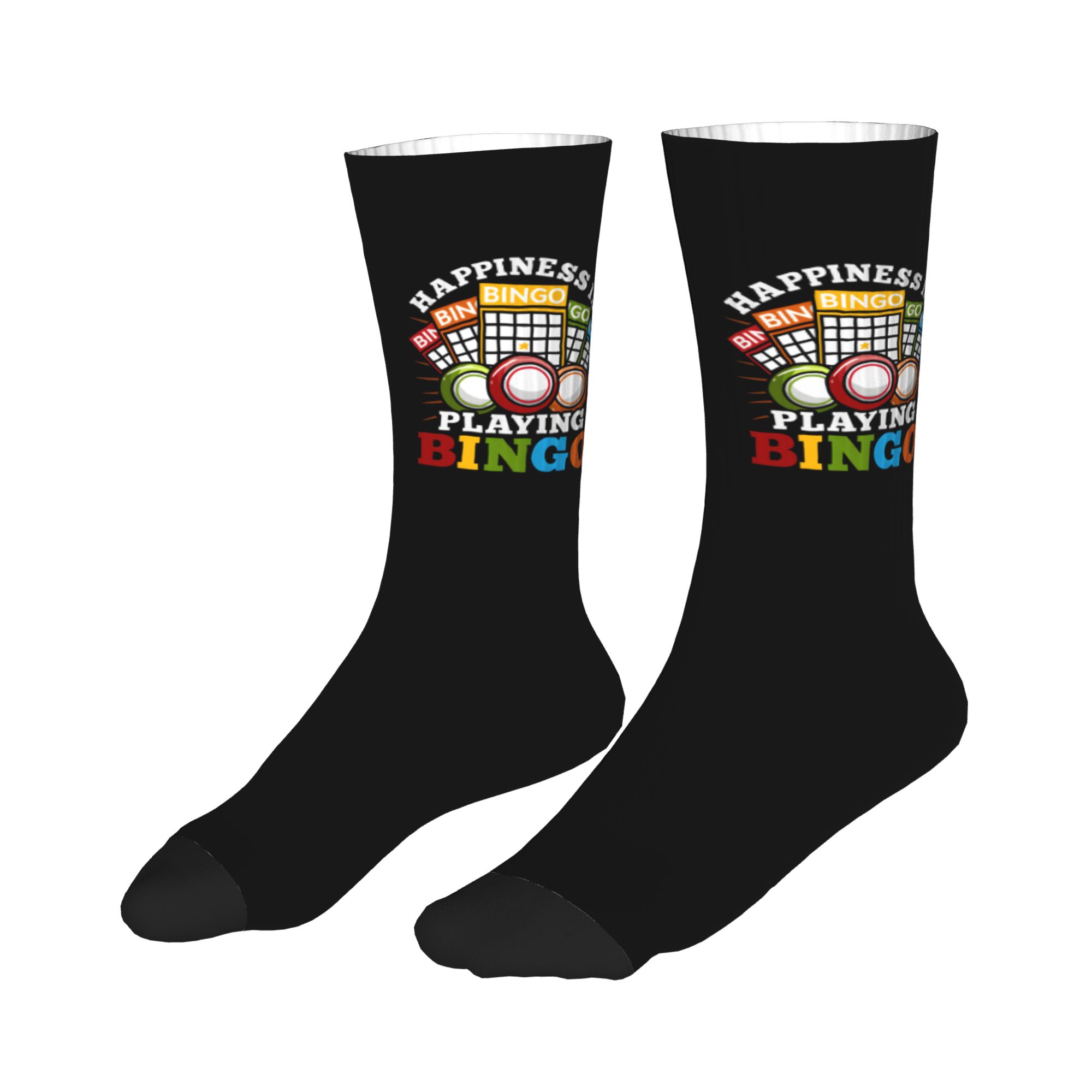 ホットゲームビンゴドレスソックスメンズレディース暖かいファッ - Women'S Fashion Socks のレビューと価格
