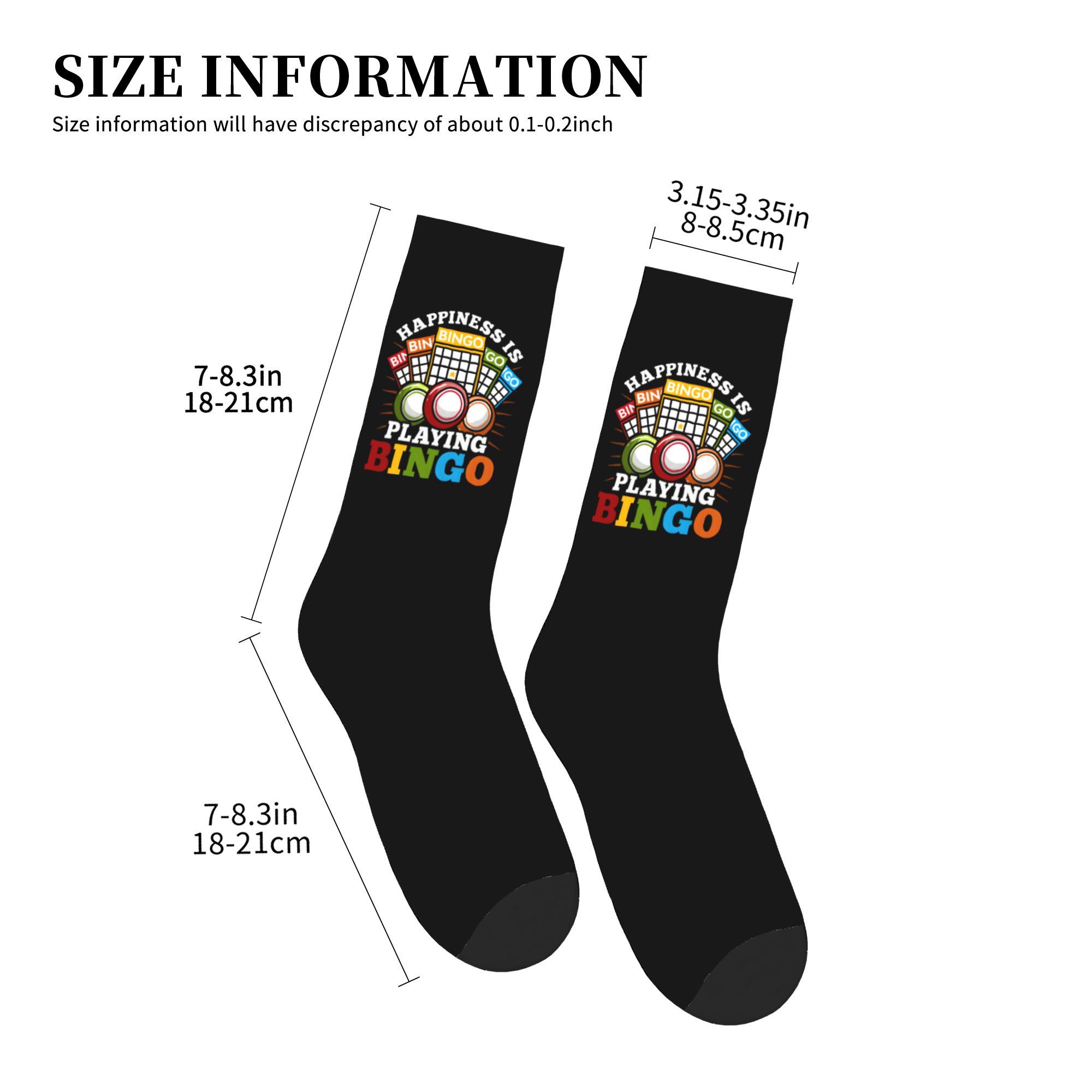 ホットゲームビンゴドレスソックスメンズレディース暖かいファッ - Women'S Fashion Socks のレビューと価格