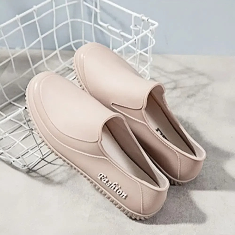ファッション防水女性用レインシューズロートップノンスリップ女 - Women'S Fashion Rain Boots のレビューと価格