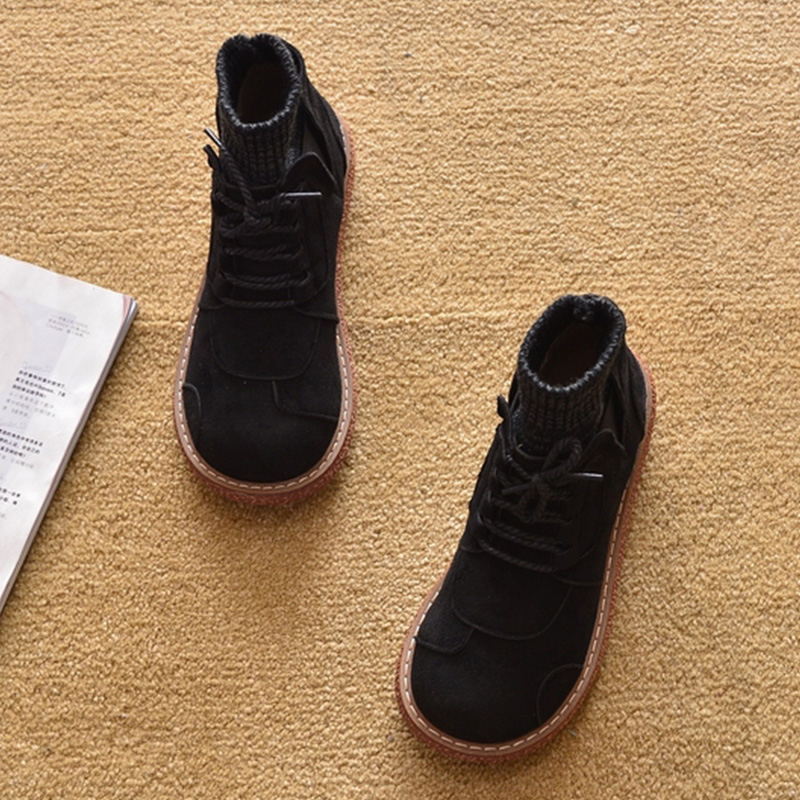 秋冬靴下ブーツ女性の冬の靴ファッションブランドぬいぐるみ暖か - Women'S Fashion Socks のレビューと価格