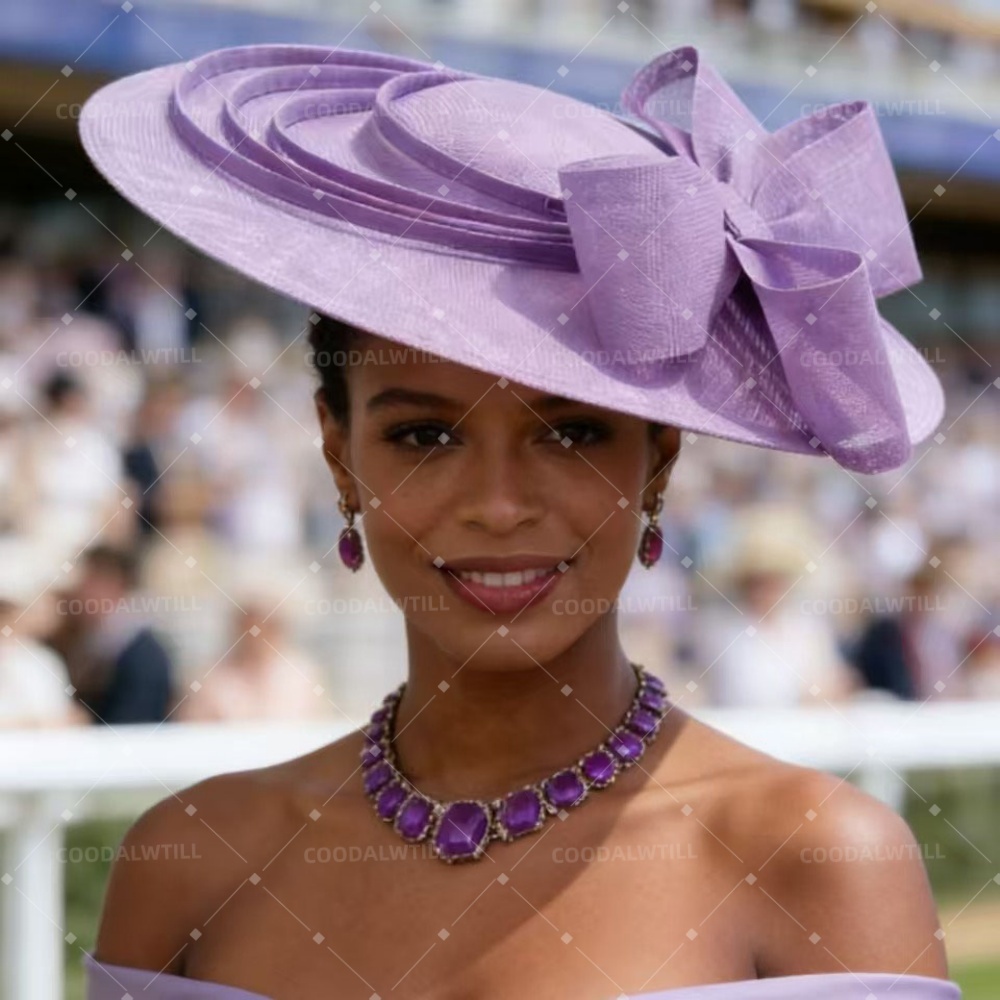 大きなファシネーターハット、ロイヤルアスコットボウヘッドピー - Women'S Fashion Kentucky Derby のレビューと価格