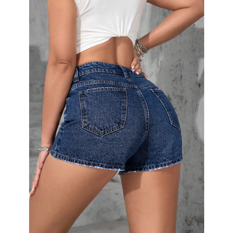 Y2k ショーツ デニムショーツ レディース リップド ライ - Denim Shorts Women のレビューと価格