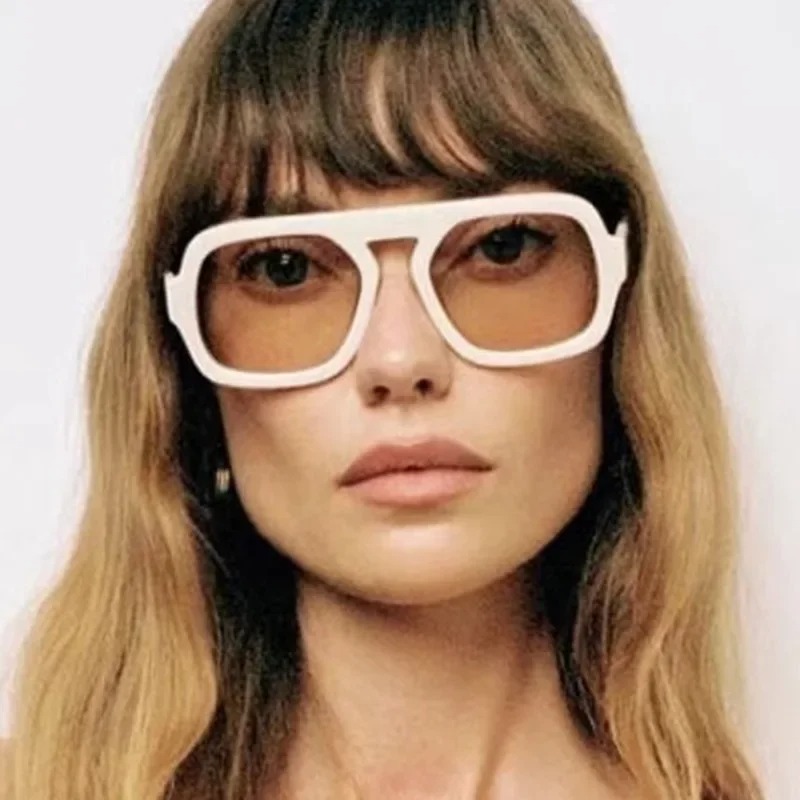 レトロスクエアサングラス女性ファッションブランドデザイングラ - Women'S Fashion Reading Glasses のレビューと価格