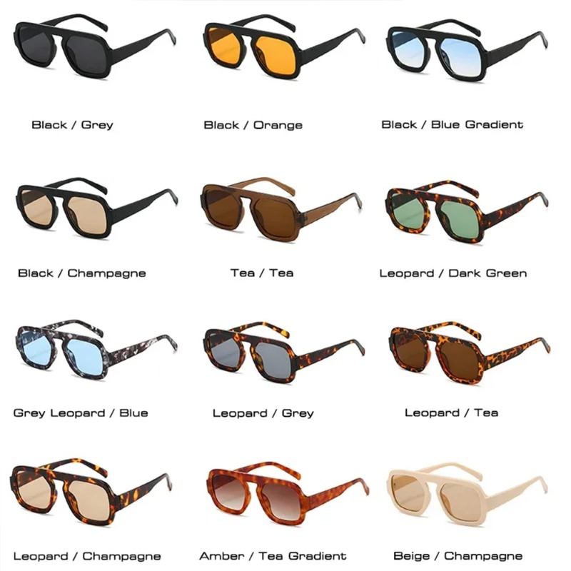 レトロスクエアサングラス女性ファッションブランドデザイングラ - Women'S Fashion Reading Glasses のレビューと価格