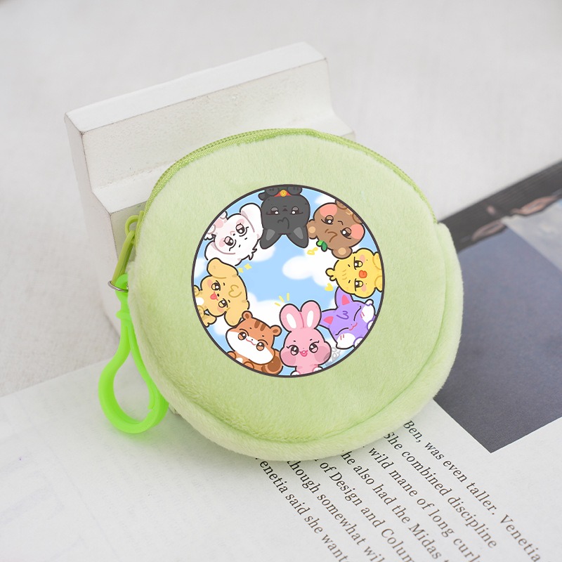Kpop ATEEZ アイドル小銭入れキーホルダー漫画アニメ - Coin Purse Women のレビューと価格