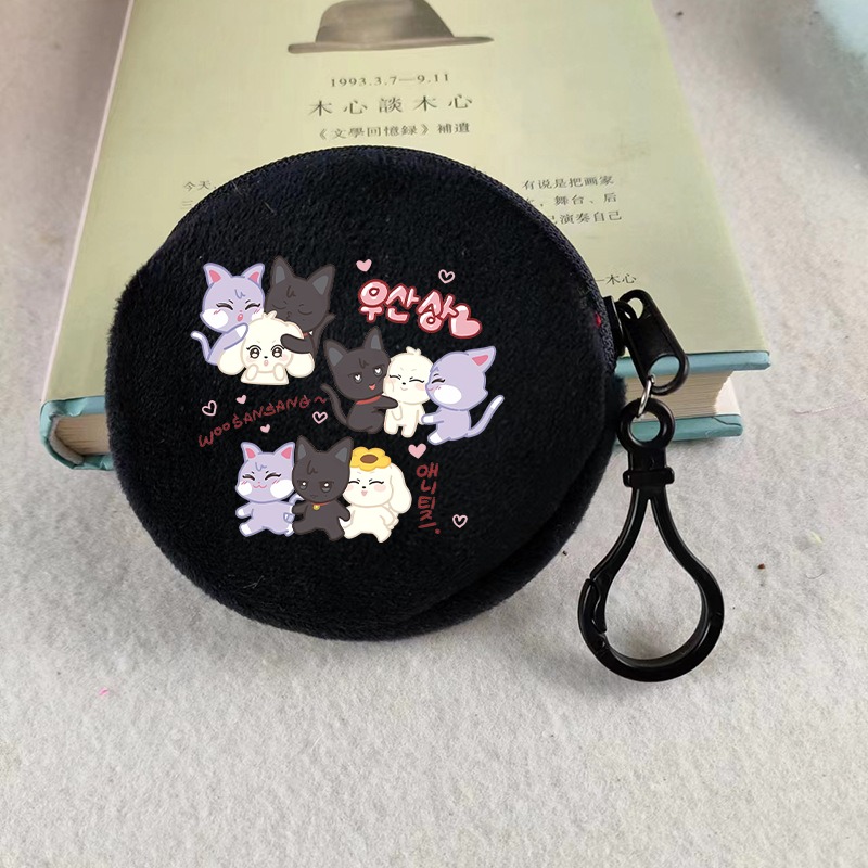 Kpop ATEEZ アイドル小銭入れキーホルダー漫画アニメ - Coin Purse Women のレビューと価格