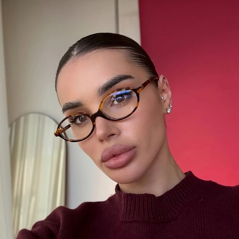 ヴィンテージオーバルサングラス女性の高級ブランドデザイナー小 - Women'S Fashion Reading Glasses のレビューと価格