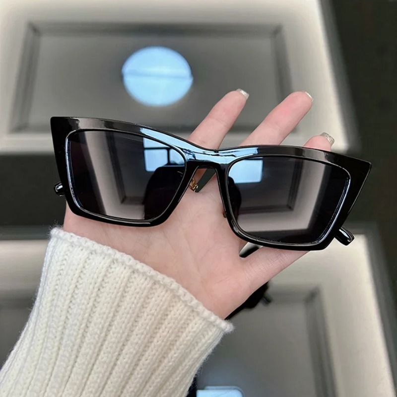 高級キャットアイブラックサングラス女性男性ブランドファッショ - Women'S Fashion Reading Glasses のレビューと価格