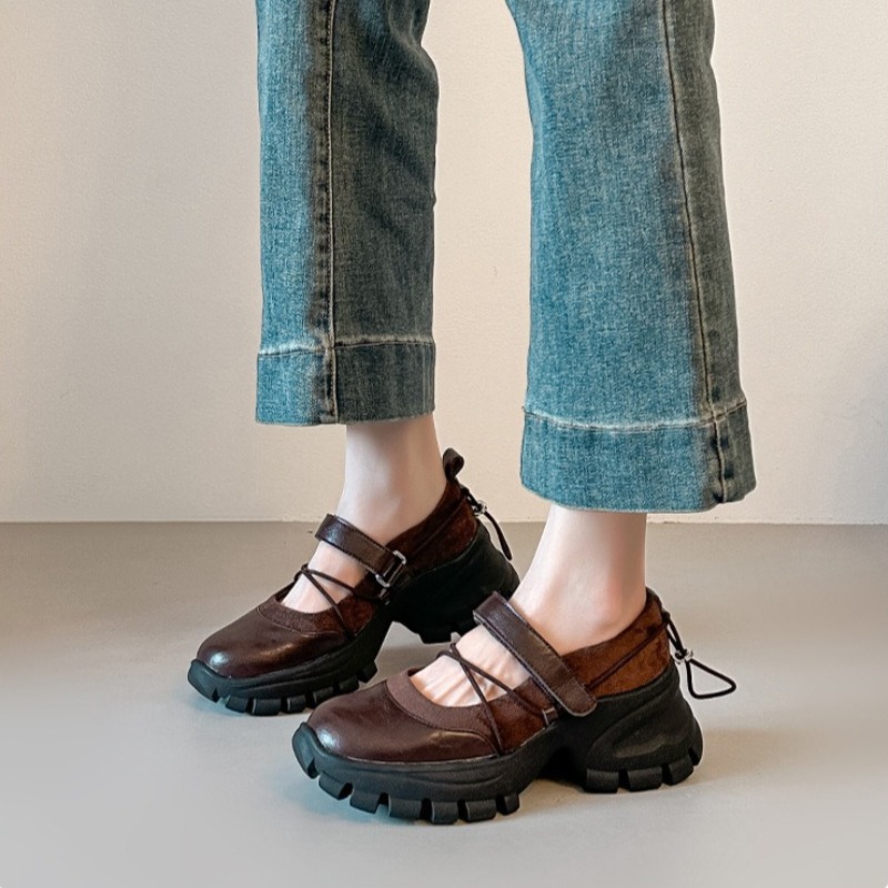 新しいレトロバレエメリージェーンシューズファッションソフトソ - Women Fashion Store のレビューと価格
