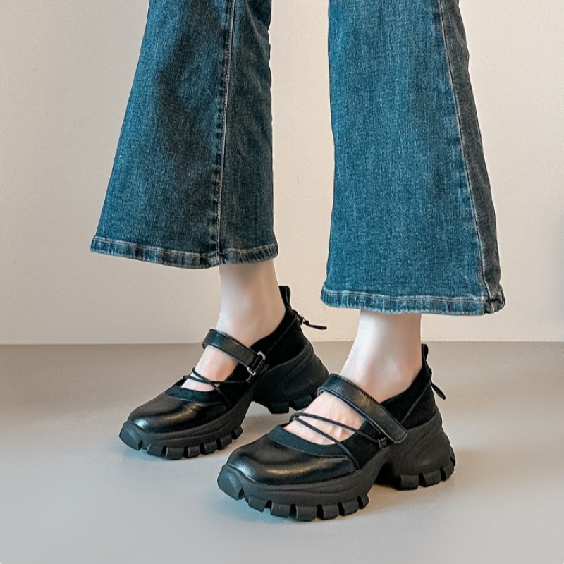 新しいレトロバレエメリージェーンシューズファッションソフトソ - Women Fashion Store のレビューと価格