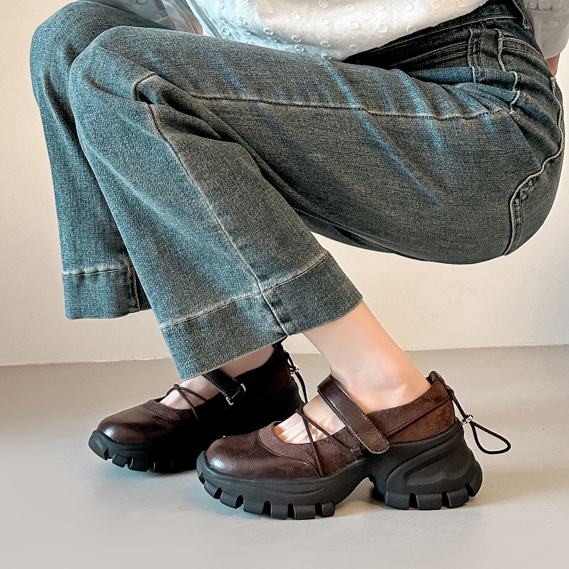 新しいレトロバレエメリージェーンシューズファッションソフトソ - Women Fashion Store のレビューと価格