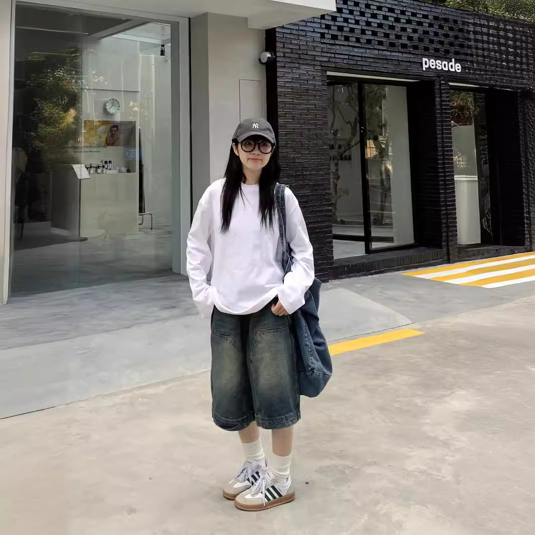 レディース Y2K ヴィンテージ バギー ジーンズ ショート - Denim Shorts Women のレビューと価格