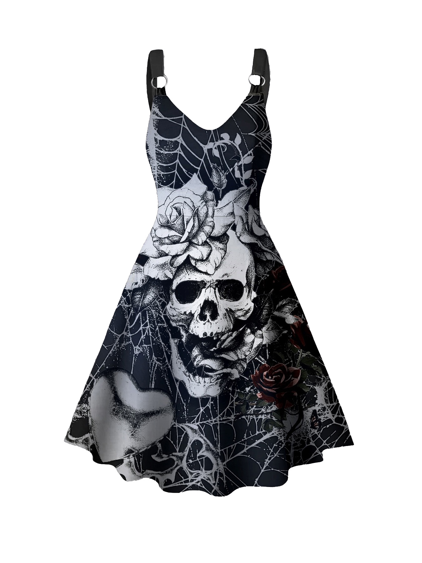 プラスサイズ ゴスパンクドレス レディース ブラック ゴシッ - Corset Top Boned のレビューと価格
