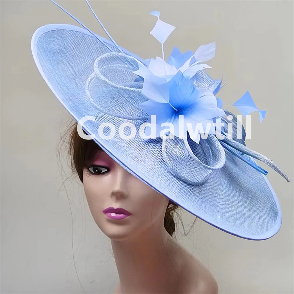 女性のための大きな魅力的な帽子,結婚式のヘッドピース,花のあ - Women'S Fashion Kentucky Derby のレビューと価格