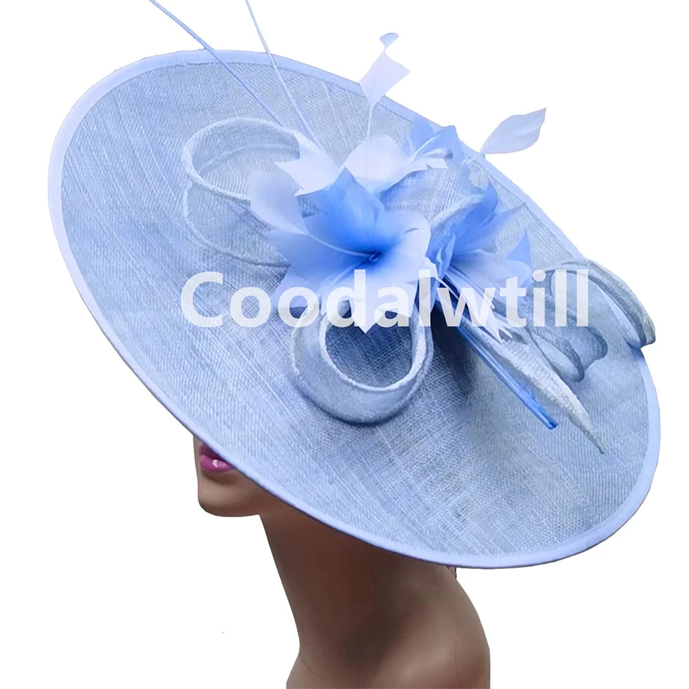 女性のための大きな魅力的な帽子,結婚式のヘッドピース,花のあ - Women'S Fashion Kentucky Derby のレビューと価格