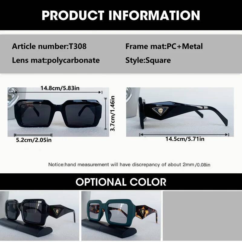 高級ブランドスクエアサングラス男性女性ファッション屋外 UV - Women'S Fashion Reading Glasses のレビューと価格