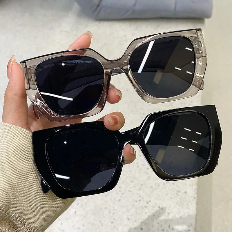 ヴィンテージブランドデザイナーポリゴンサングラス女性男性用高 - Women'S Fashion Reading Glasses のレビューと価格