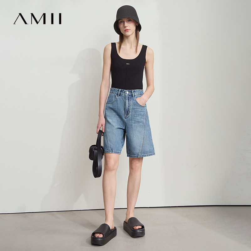AMII レディースジーンズショートパンツ ミニマリスト 2 - Denim Shorts Women のレビューと価格