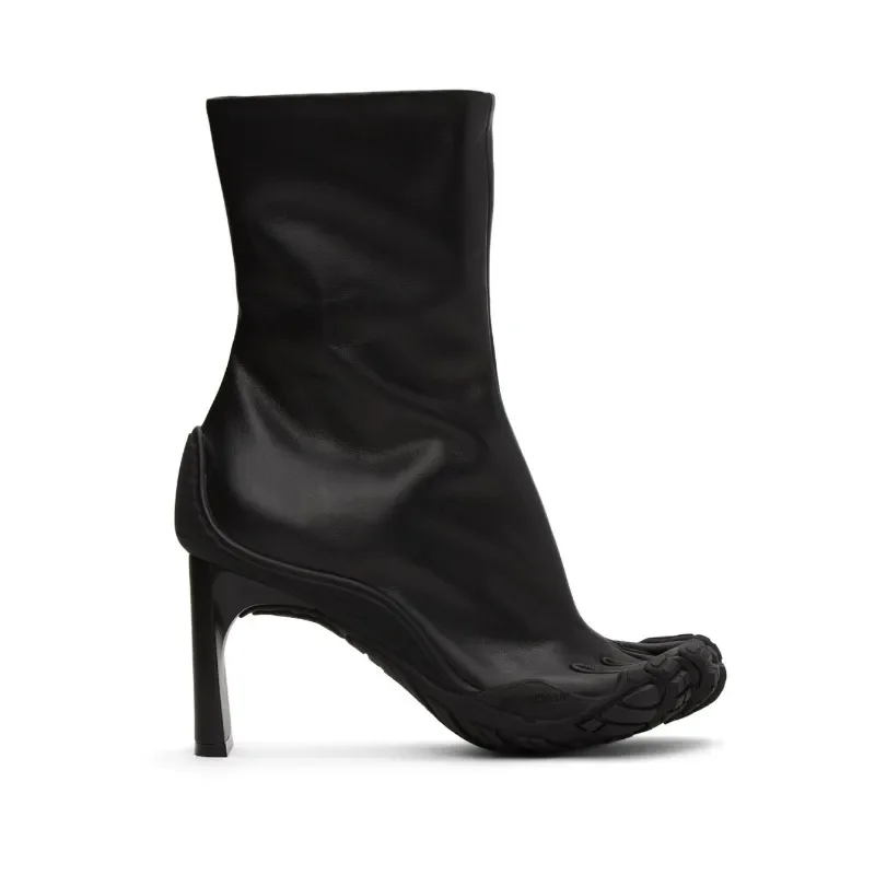 5本指ファッション小説女性用ブーツ黒/ピンク/白ハイヒールア - Women'S Fashion Socks のレビューと価格