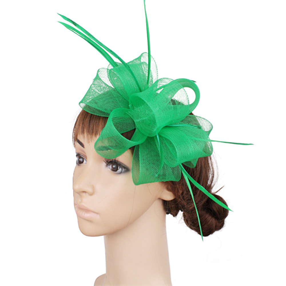 フェザーリボン付きヴィンテージメッシュティーパーティーダービ - Women'S Fashion Kentucky Derby のレビューと価格
