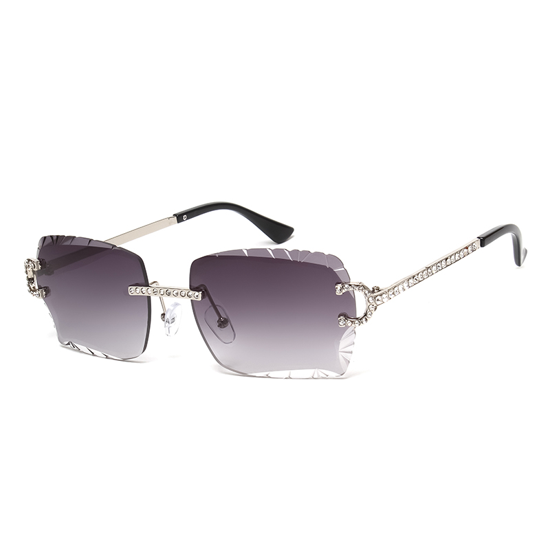 ファッションリムレススクエアサングラスヴィンテージダイヤモン - Women'S Fashion Reading Glasses のレビューと価格