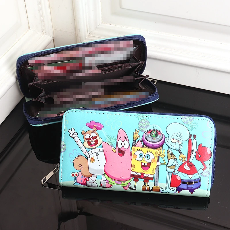 新しいスポンジボブスクエアパンツの女性用長財布、パトリック・ - Coin Purse Women のレビューと価格