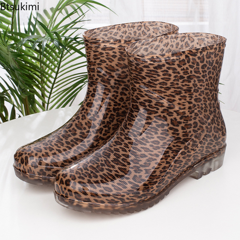 ファッション女性の防水レインブーツ暖かいフリース裏地付きアン - Women'S Fashion Rain Boots のレビューと価格