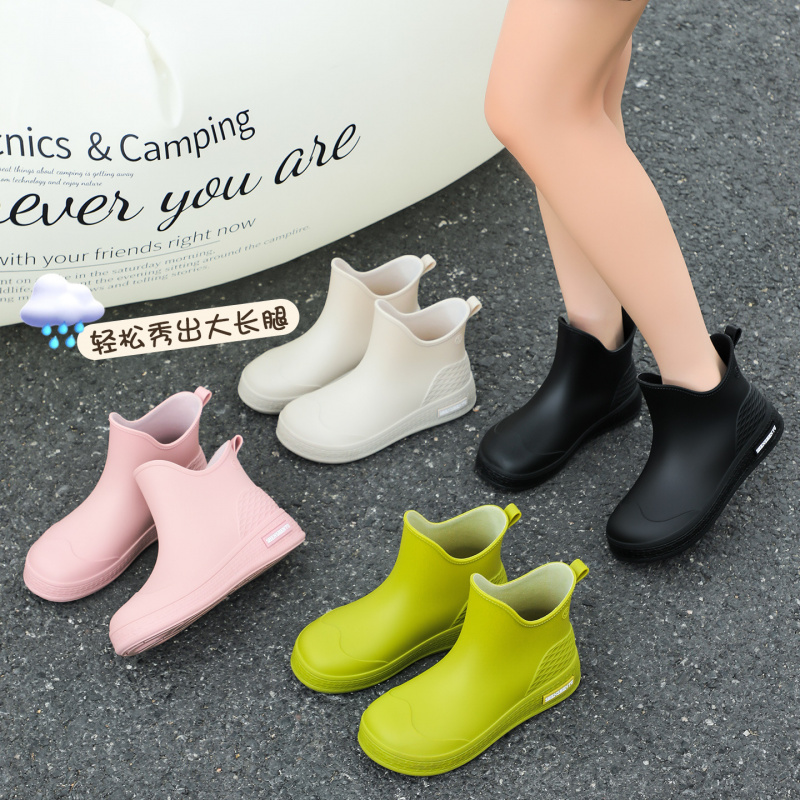 新しい防水釣り用レインブーツ女性夏軽量ノンスリップファッショ - Women'S Fashion Rain Boots のレビューと価格