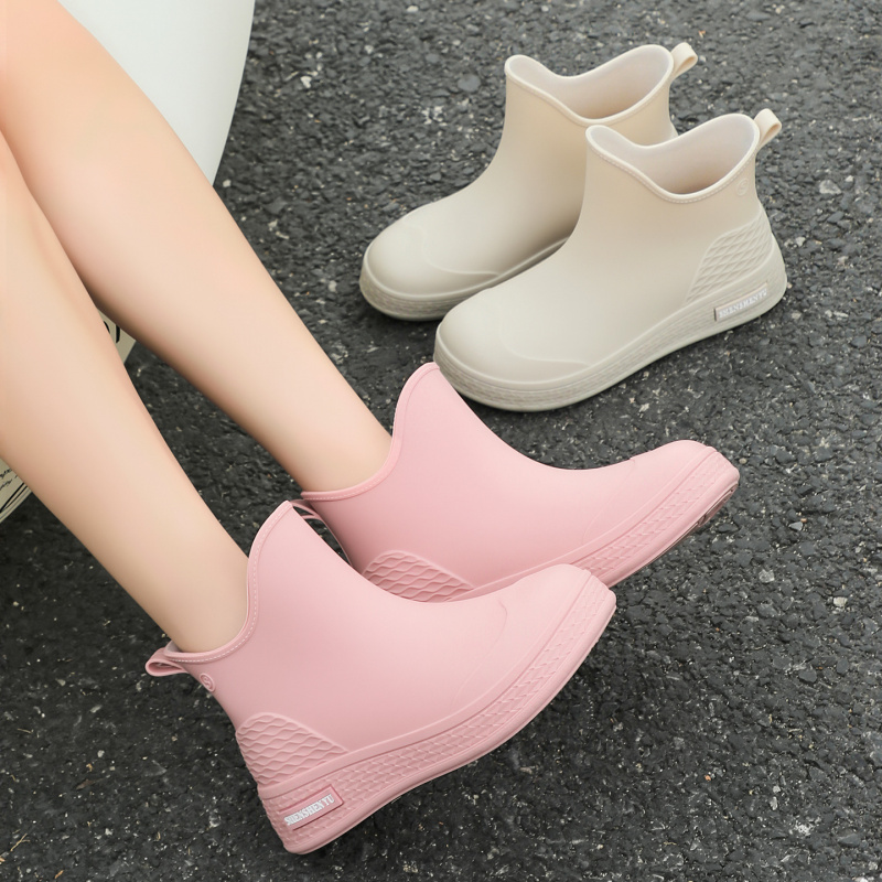 新しい防水釣り用レインブーツ女性夏軽量ノンスリップファッショ - Women'S Fashion Rain Boots のレビューと価格