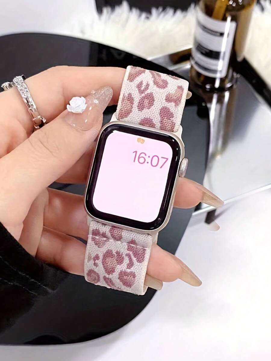 シックなヒョウ柄ナイロンバンド、Apple Watchシリー - Women Fashion Over 40 のレビューと価格