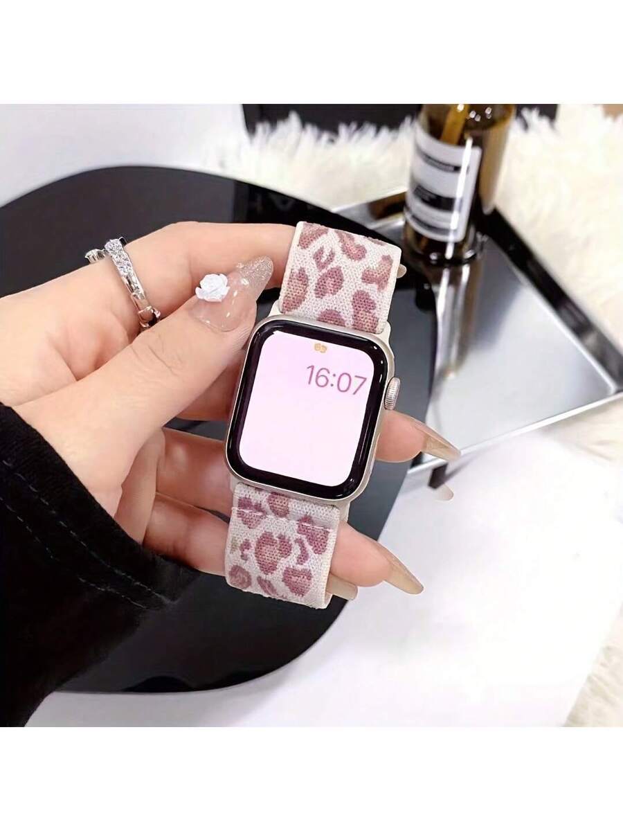 シックなヒョウ柄ナイロンバンド、Apple Watchシリー - Women Fashion Over 40 のレビューと価格