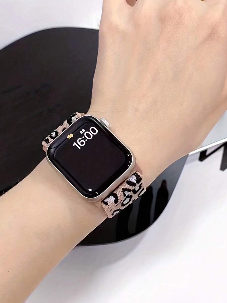 シックなヒョウ柄ナイロンバンド、Apple Watchシリー - Women Fashion Over 40 のレビューと価格