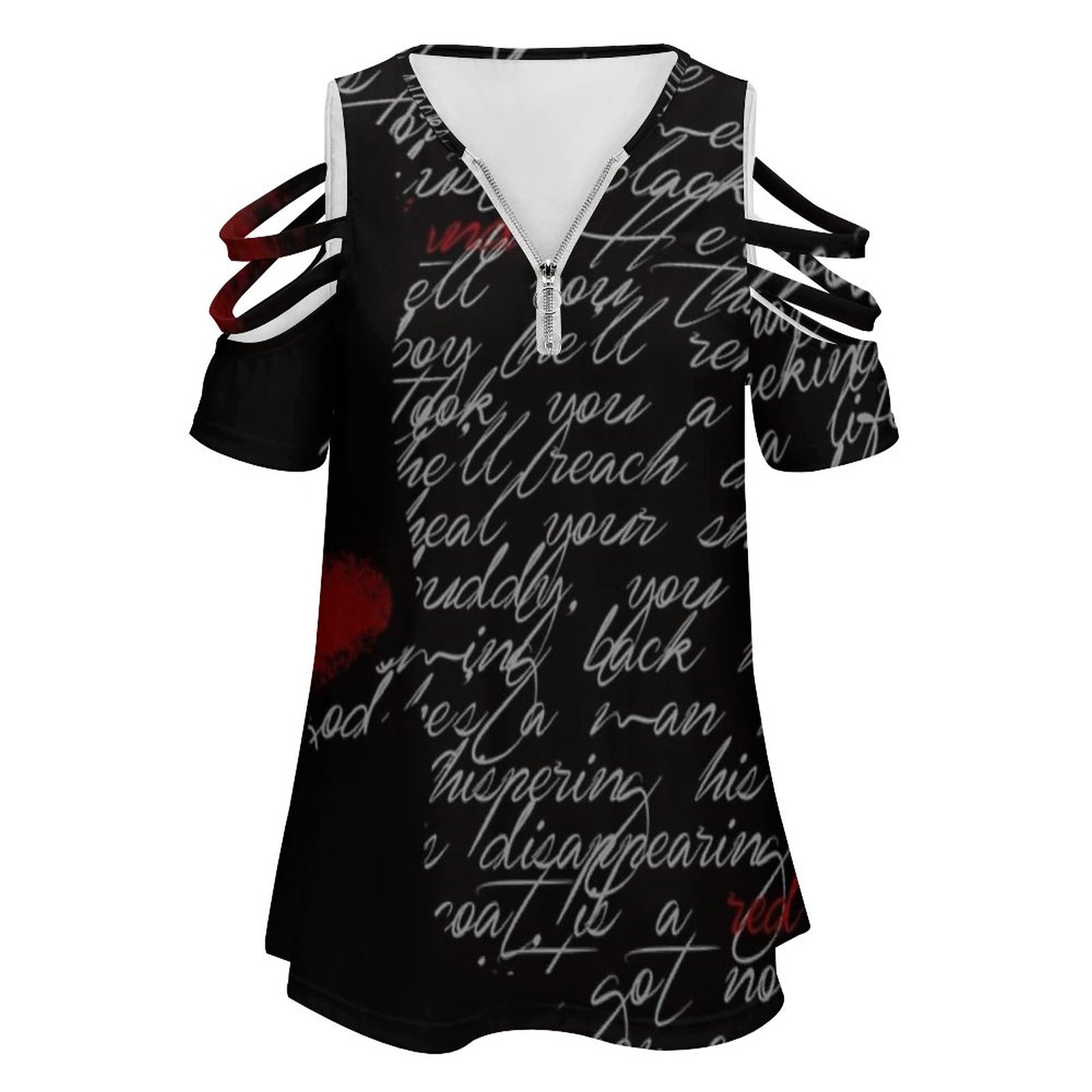 トミー-ジッパー付きの赤いオープンハンドTシャツ,セクシー, - Women'S Fashion Peaky Blinders のレビューと価格