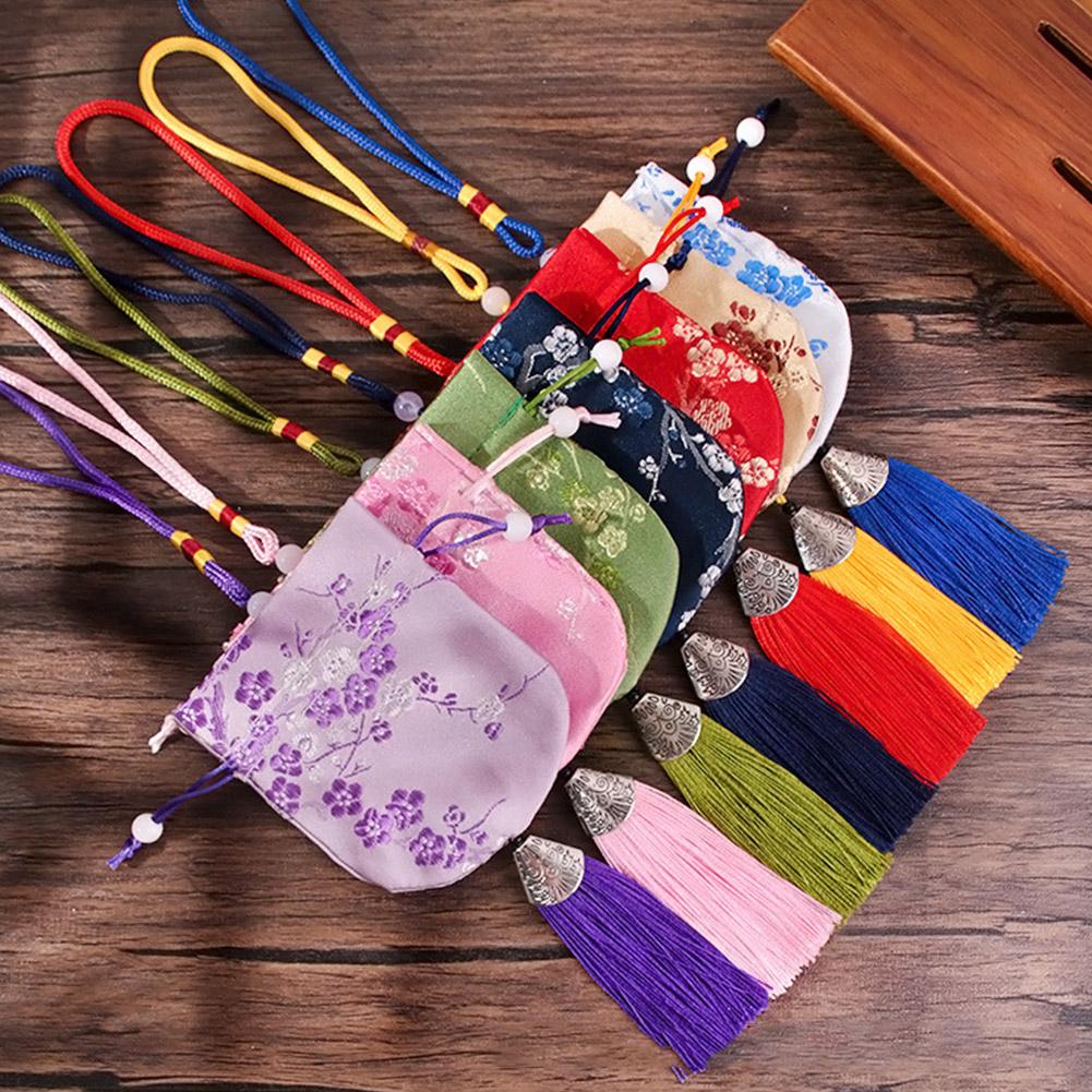 中国風サシェジュエリーバッグ刺繍バッグ空のラッキーペンダント - Coin Purse Women のレビューと価格