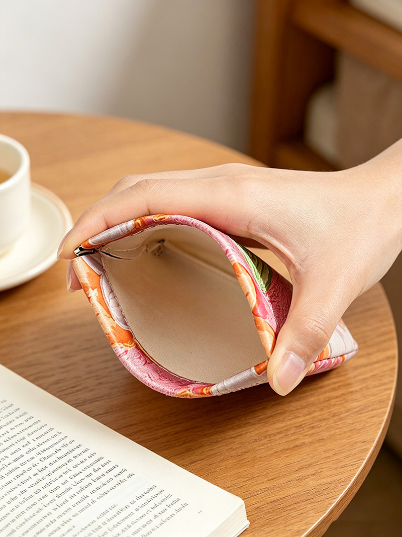 BUYLEMO 油絵花柄 PU 自動開閉収納ポーチ、ポータブ - Coin Purse Women のレビューと価格