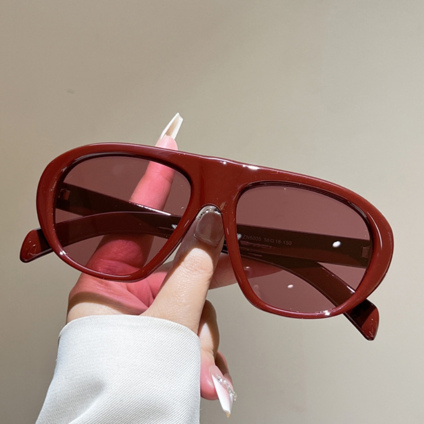 新しい特大パイロットサングラス女性男性ヴィンテージブランドサ - Women'S Fashion Reading Glasses のレビューと価格