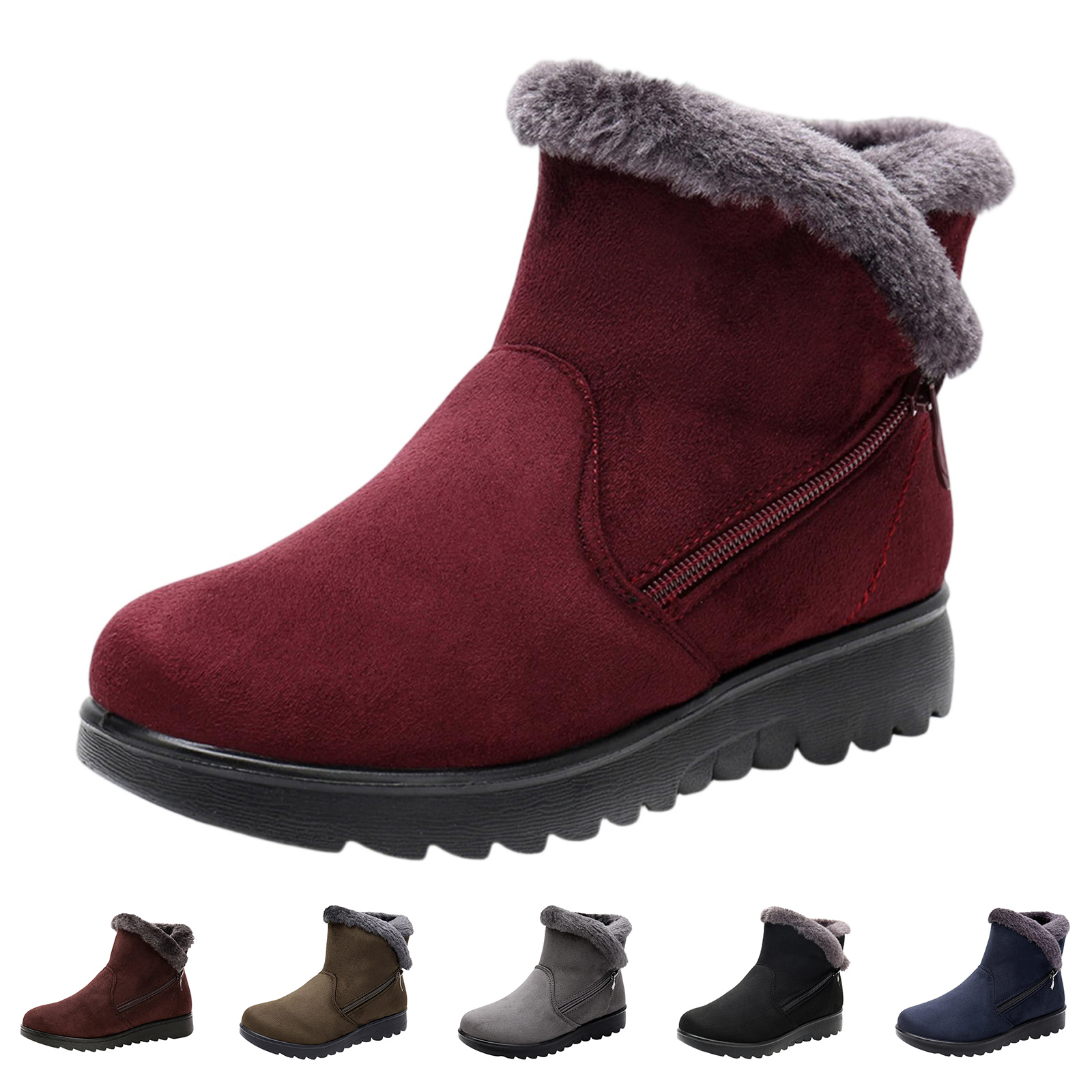 新しいレディースブーツ、雪用プラッシュレディースシューズ、プ - Women'S Fashion Socks のレビューと価格