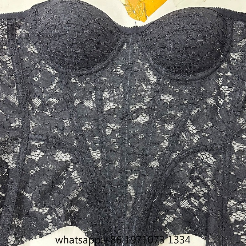 女性用レースコルセットビスチェオーバーバスト高級ボディースウ - Corset Top Boned のレビューと価格