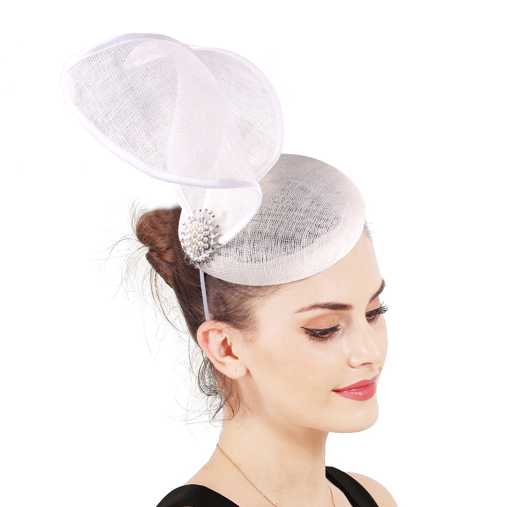   ファンシーな女性用シナメイハット、ボウ付きケンタッキーダ - Women'S Fashion Kentucky Derby のレビューと価格